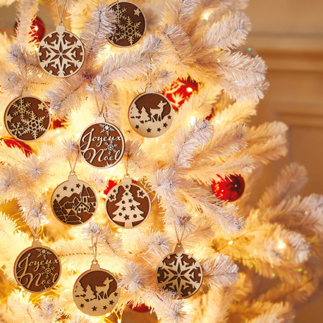 Décorations de Noël en bois