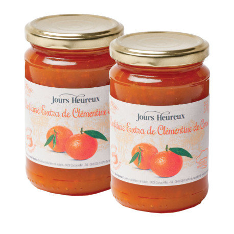 Lot de 2 - Confiture de Clémentines de Corse