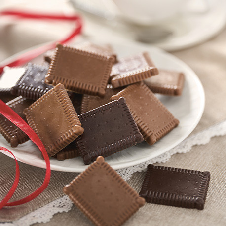 Petits Beurre en Chocolat et Crêpes Dentelle